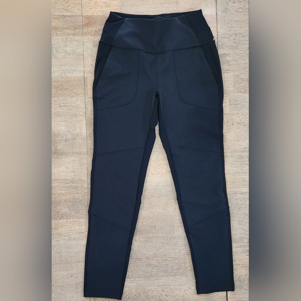 Avalanche Black Pull On High Waist Hiking Pants Size Small (G15)